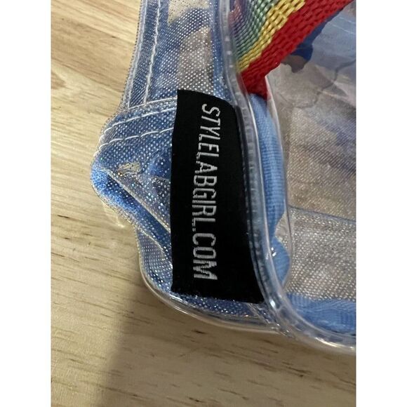 Fashion Angels Clear Sparkly Belt Bag Rainbow - Picture 3 of 7